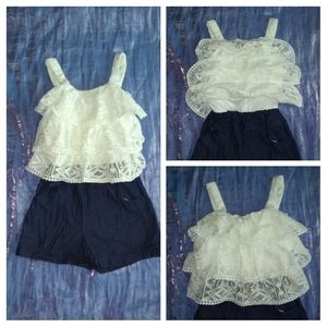 💕3/25💕NWOT GORGEOUS! Little girls Romper🍭